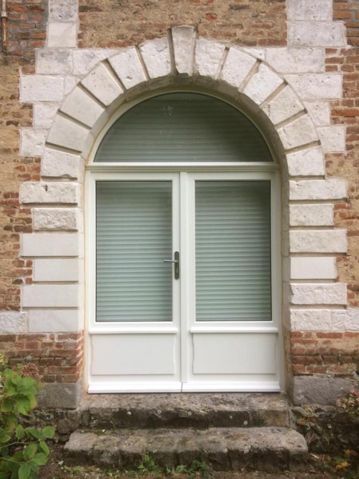 Porte semi vitrée avec ou sans ouvrant Bruille-Saint-Amand