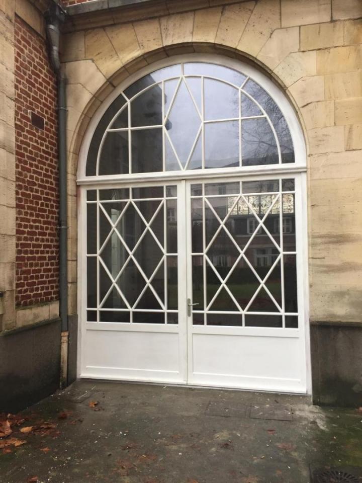 Porte semi vitrée avec ou sans ouvrant Bruille-Saint-Amand